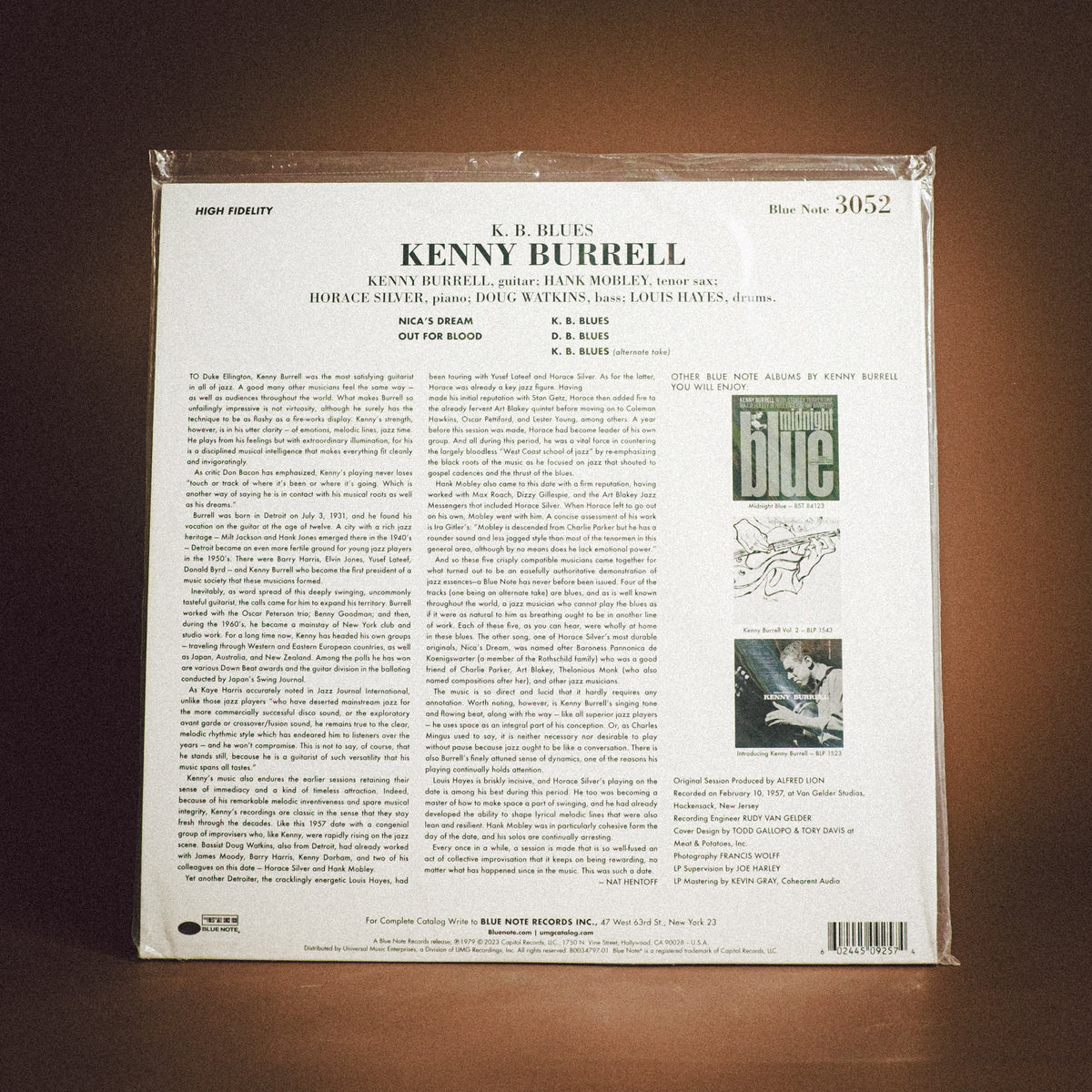 Kenny Burrell - K. B. Blues (Blue Note Tone Poet)